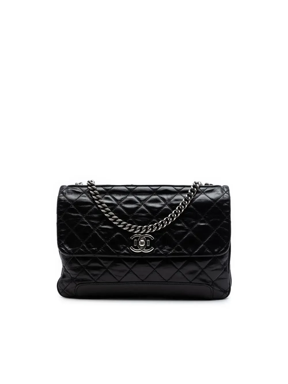 Chanel Aged Chain Compartment Messenger #287648C42B